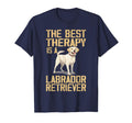 Best Therapy Is Labrador Retriever T-Shirt - Custom Art Print for Adults - T-Shirt, Sweatshirt, Hoodie