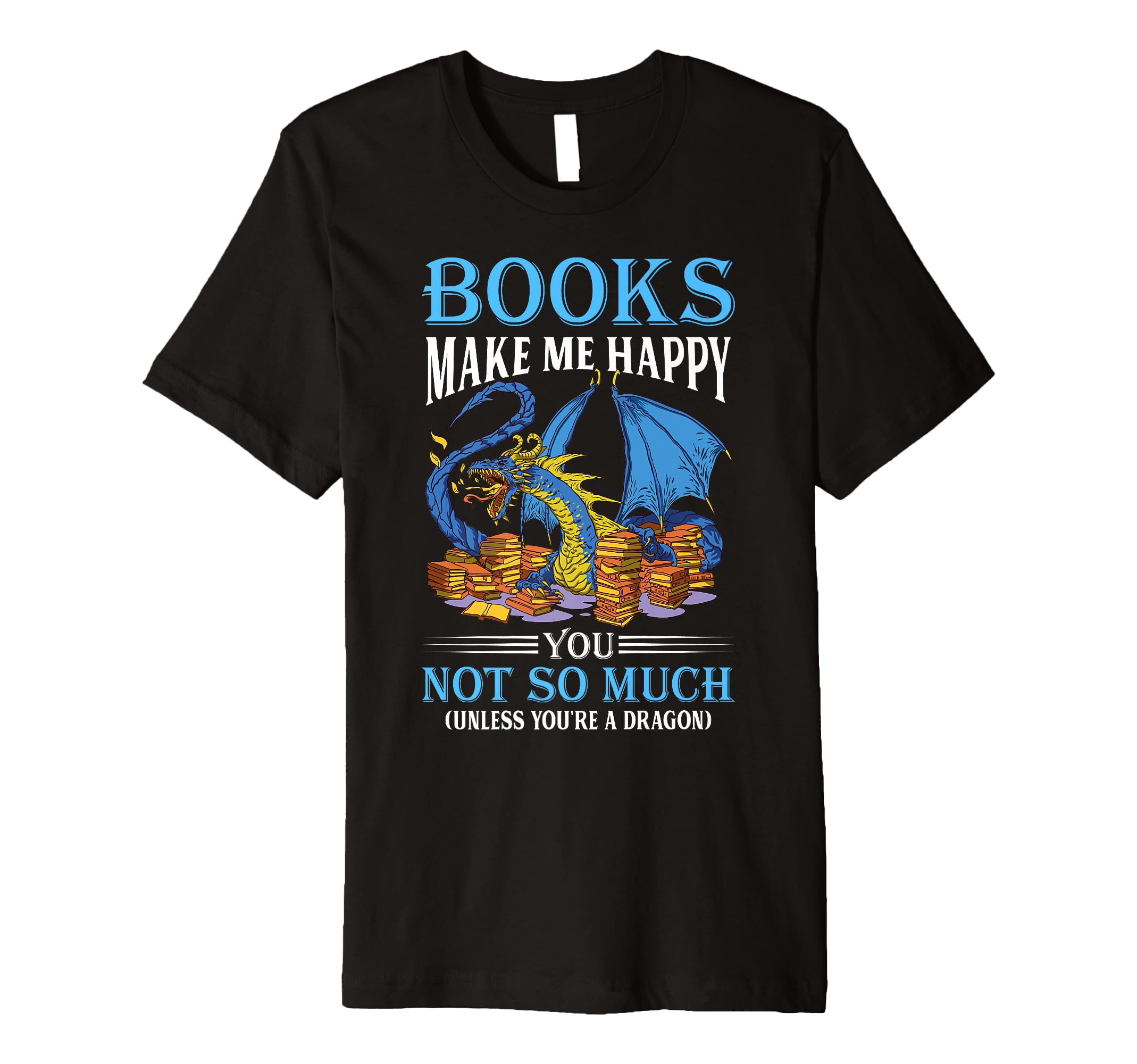 Reading Dragon Booktok Book Lover Book T-Shirt - Graphic Print Men Women - T-Shirt, Sweatshirt, Hoodie