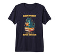 Bookworm Please Im Book Dragon Funny T-Shirt - Graphic Print Unisex - T-Shirt, Sweatshirt, Hoodie
