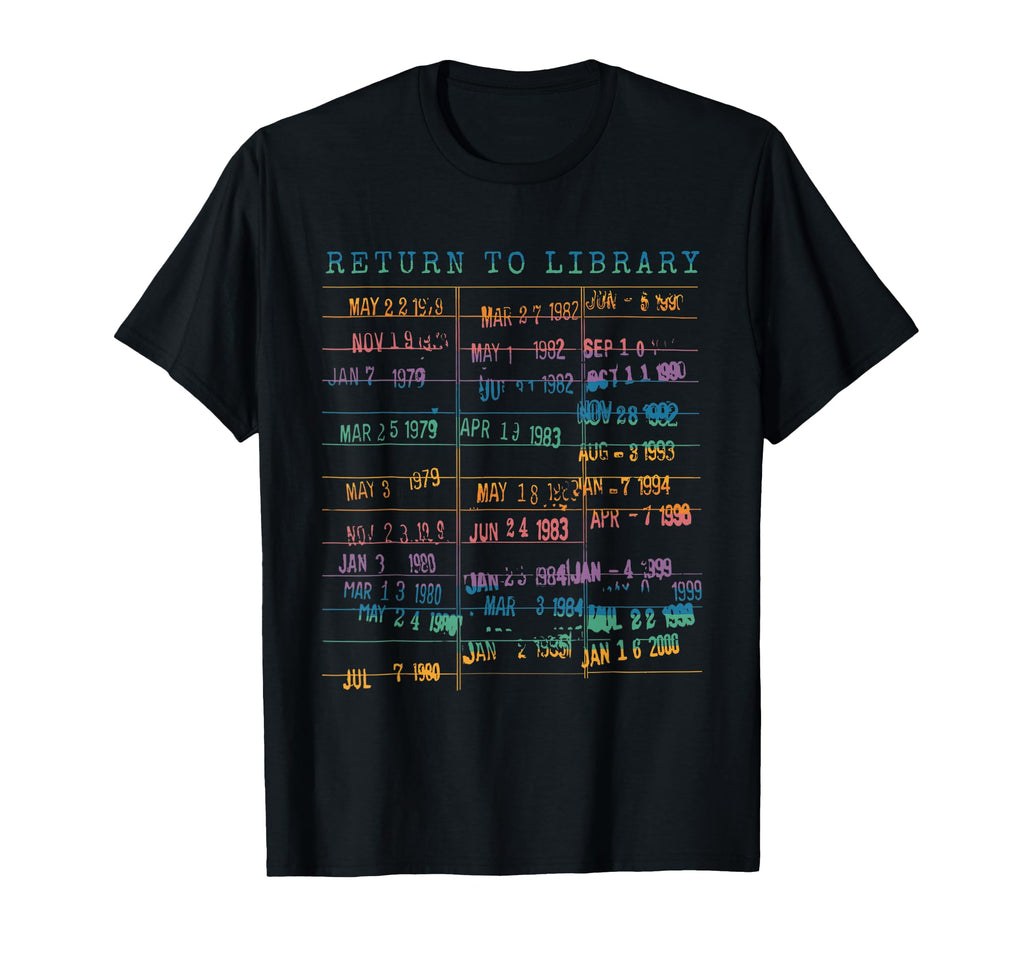 Library Card Book Due Date Bookish T-Shirt - Graphic Print Men Women - T-Shirt, Sweatshirt, Hoodie