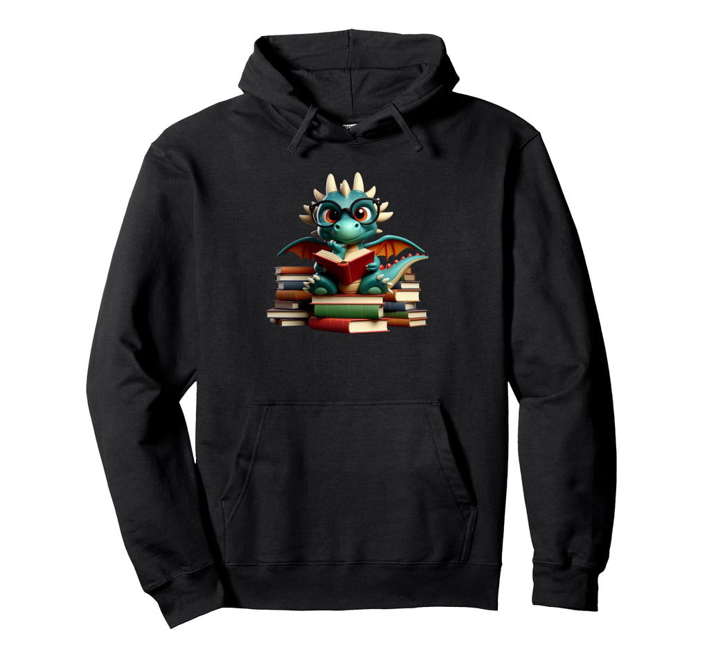 Easily Distracted Books Dragons Hoodie - Streetwear Style for Adults - T-Shirt, Sweatshirt, Hoodie