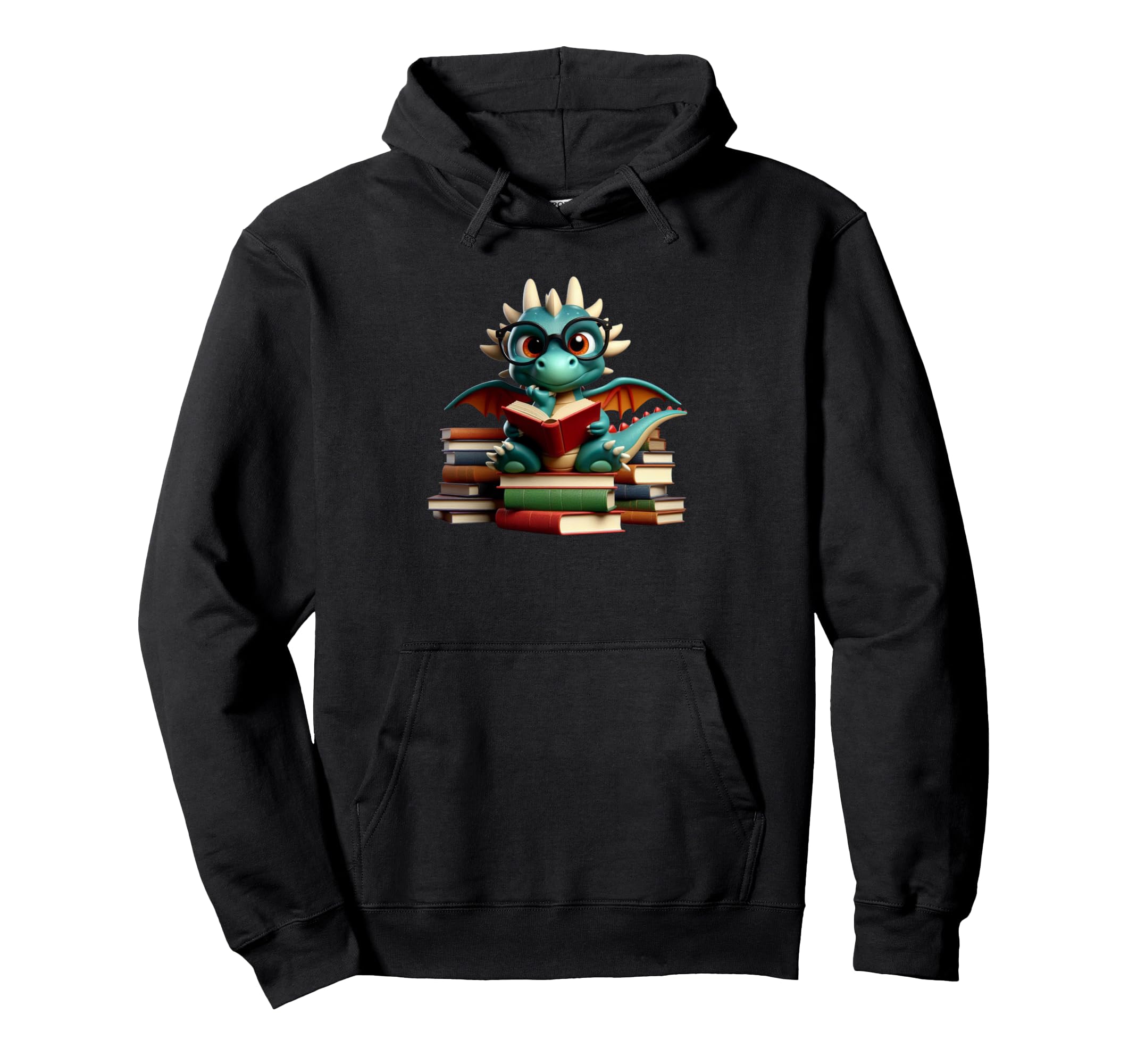Easily Distracted Books Dragons Hoodie - Streetwear Style for Adults - T-Shirt, Sweatshirt, Hoodie
