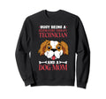 Dog Lover Respiratory Therapy Sweatshirt - Minimalist Print Men Women - T-Shirt, Sweatshirt, Hoodie