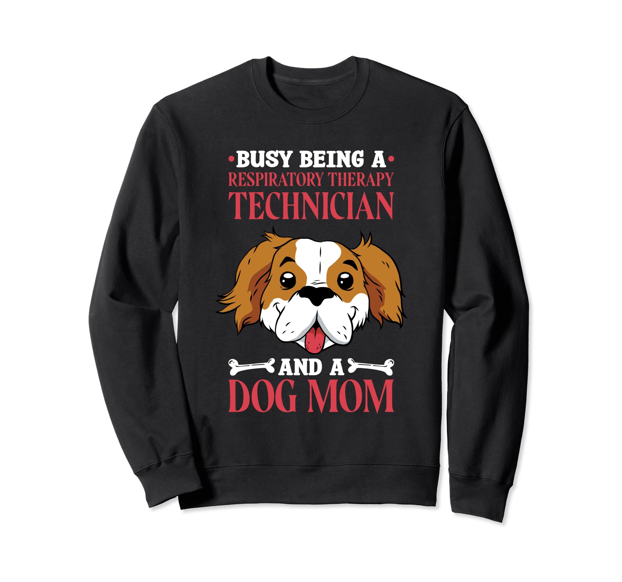 Dog Lover Respiratory Therapy Sweatshirt - Minimalist Print Men Women - T-Shirt, Sweatshirt, Hoodie