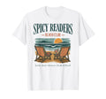 Bookish Club Spicy Book Reader Funny T-Shirt - Graphic Print Men Women - T-Shirt, Sweatshirt, Hoodie
