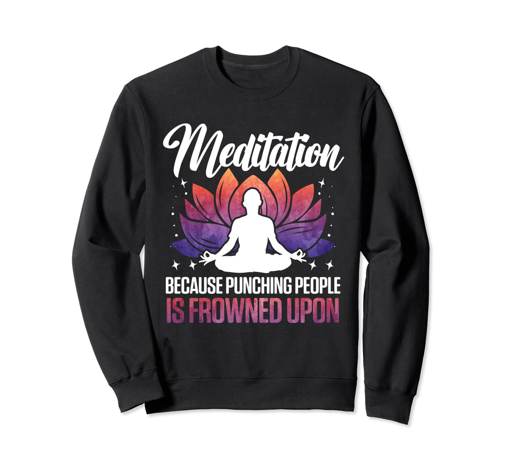 Meditation Yoga Spiritual Peace Sweatshirt - Unique Graphic Men Women - T-Shirt, Sweatshirt, Hoodie