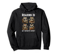 Reading Is My Favorite Sport Hoodie - Fun Novelty Design for Adults - T-Shirt, Sweatshirt, Hoodie