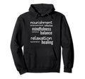 Self Care Word Art Inspirational Hoodie - Custom Art Print Unisex - T-Shirt, Sweatshirt, Hoodie
