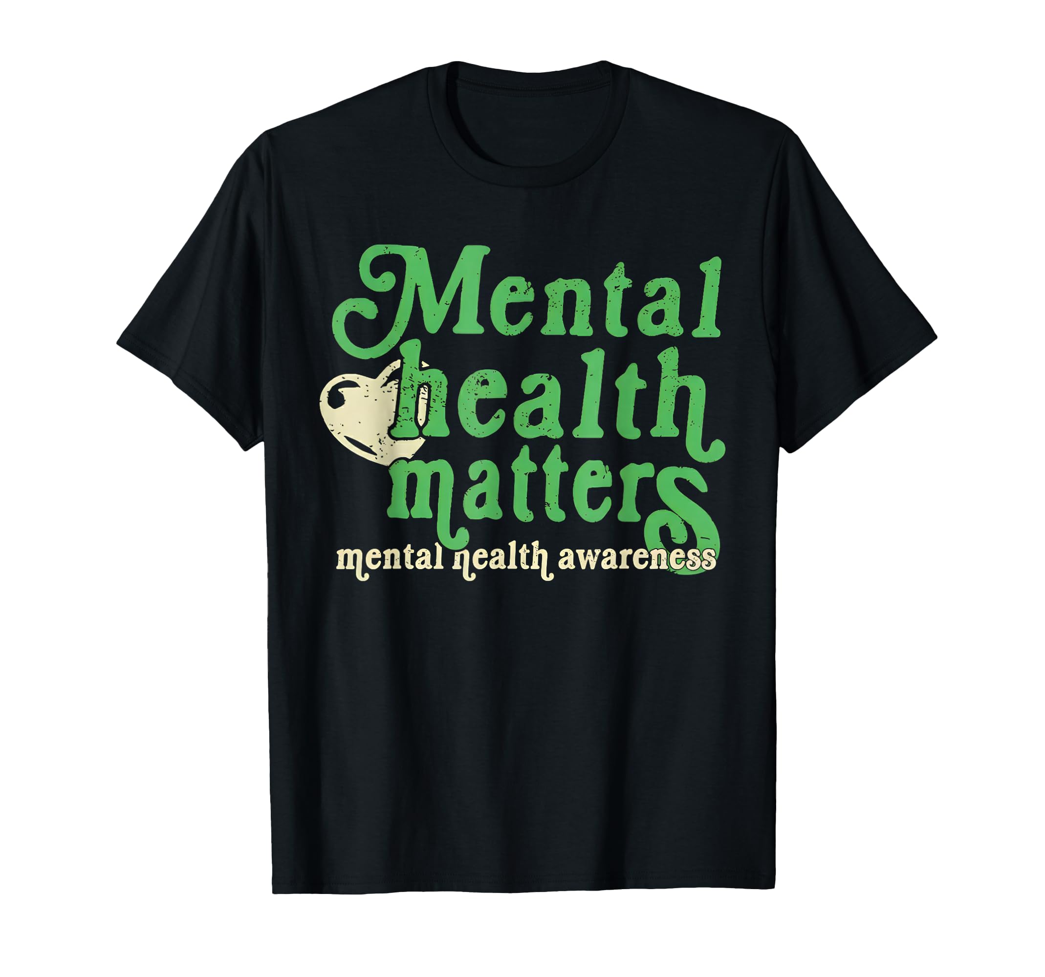 Mental Health Matters All Day Every T-Shirt - Custom Art Print for Adults - T-Shirt, Sweatshirt, Hoodie