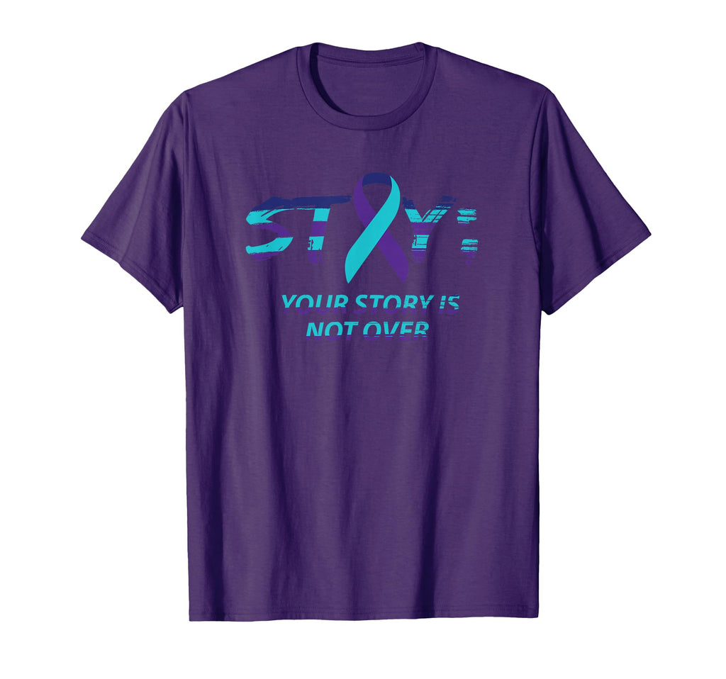 Stay Semicolon Suicide Awareness T-Shirt - Aesthetic Graphic for Adults - T-Shirt, Sweatshirt, Hoodie