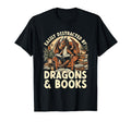 Easily Distracted Dragons Books Funny T-Shirt - Custom Art Print Unisex - T-Shirt, Sweatshirt, Hoodie