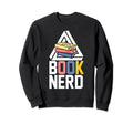 Reading Book Nerd Bookaholic Sweatshirt - Custom Art Print Men Women - T-Shirt, Sweatshirt, Hoodie