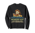 Professional Scaredy Cat Sweatshirt - Fun Novelty Design for Adults - T-Shirt, Sweatshirt, Hoodie
