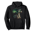 Bookworm Dragon Reading Books Dragon Hoodie - Fun Novelty Design Men Women - T-Shirt, Sweatshirt, Hoodie