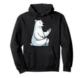 Meditation Polar Bear Yoga Pose Hoodie - Casual Everyday Wear for Adults - T-Shirt, Sweatshirt, Hoodie