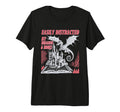Easily Distracted Dragon And Books Tri T-Shirt - Fun Novelty Design Unisex - T-Shirt, Sweatshirt, Hoodie