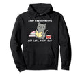 Coffee Cat Read Banned Books Lover Hoodie - Unique Graphic for Adults - T-Shirt, Sweatshirt, Hoodie