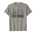 Professional Overthinker Funny Quotes T-Shirt - Trendy Graphic Unisex - T-Shirt, Sweatshirt, Hoodie