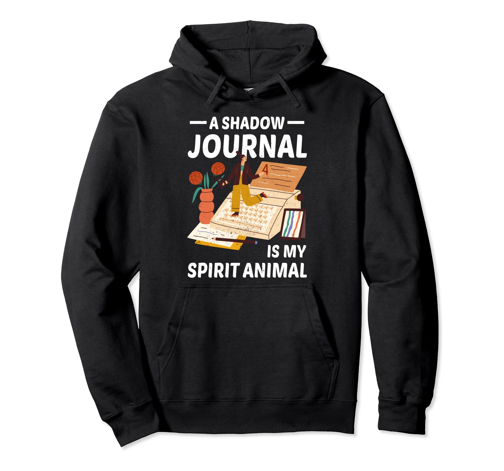 Shadow Work Therapy Journal Healing Hoodie - Streetwear Style for Adults - T-Shirt, Sweatshirt, Hoodie