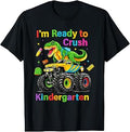 I'm Ready to Crush Kindergarten Dinosaur Boys Back to School T-Shirt Unisex T-shirt, Sweatshirt, Hoodie, Long Sleeve Tee - T-Shirt, Sweatshirt, Hoodie