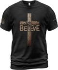 Believe Shirt, Jesus Shirts for Men, Christian Shirts for Men, Cross Shirt, Christian Tshirts 2 - T-Shirt, Sweatshirt, Hoodie
