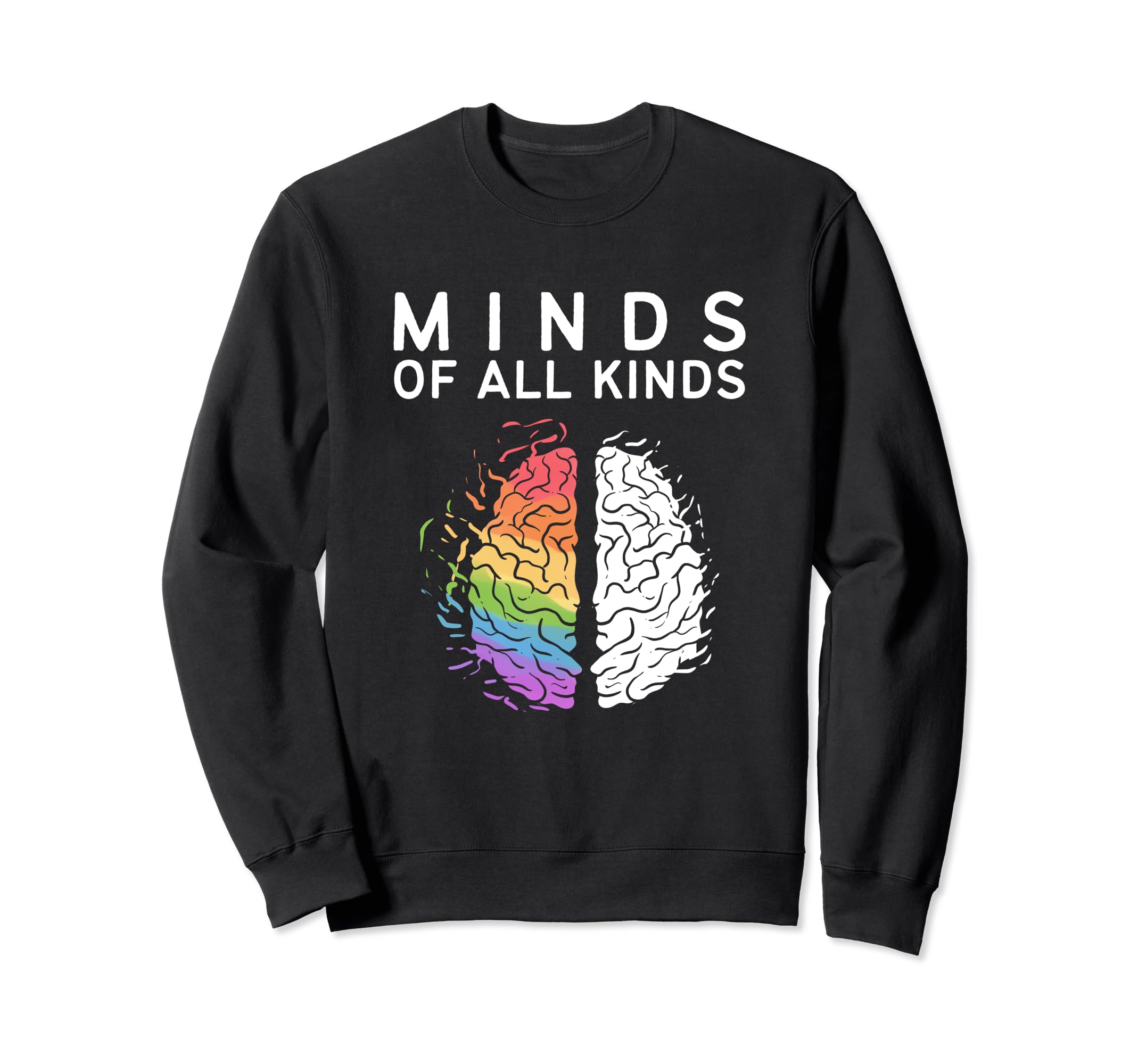 Adhd Autism Neurodivergent Sweatshirt - Casual Everyday Wear Men Women - T-Shirt, Sweatshirt, Hoodie