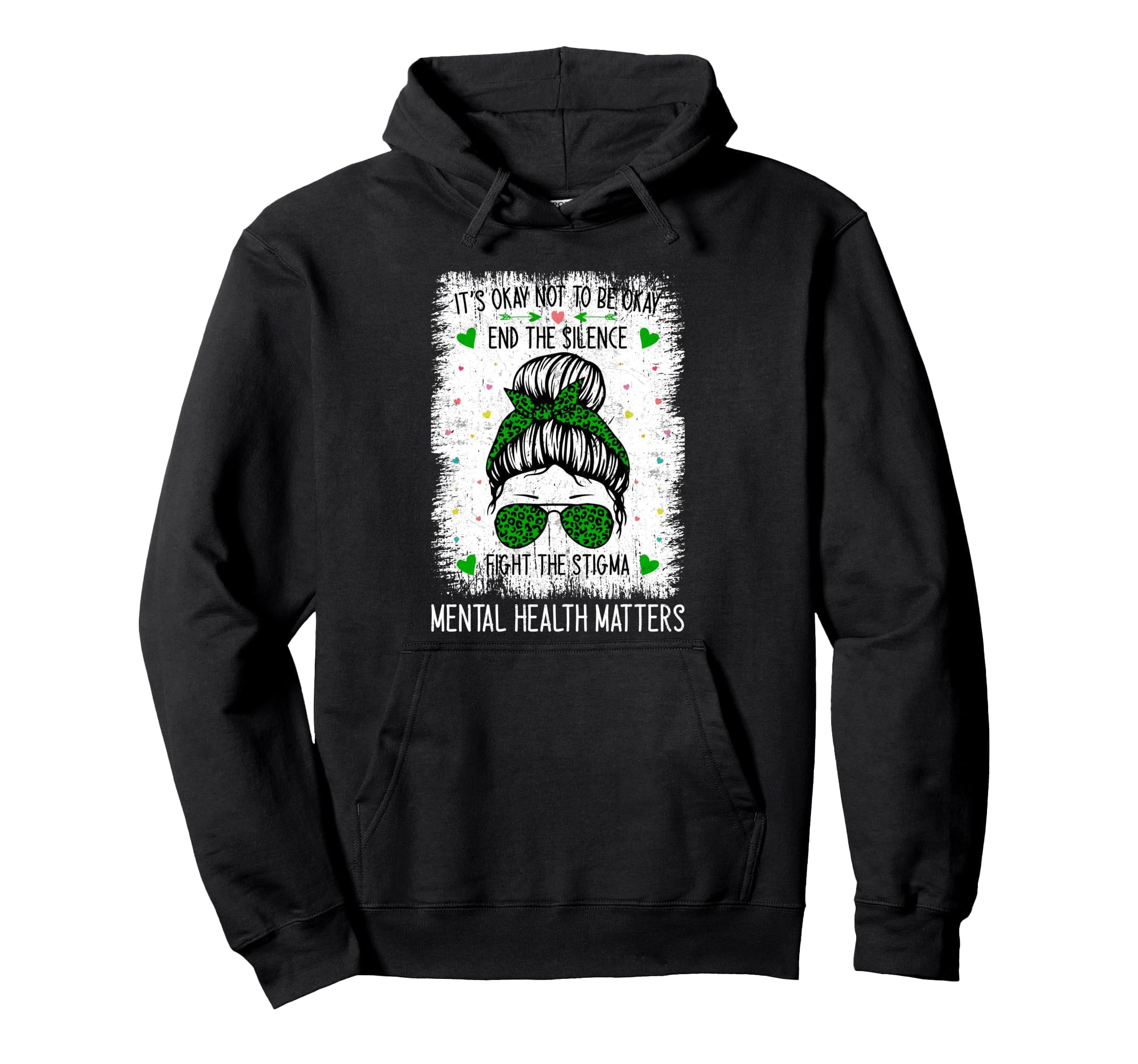 Fight Stigma Hoodie - Trendy Graphic for Adults - T-Shirt, Sweatshirt, Hoodie
