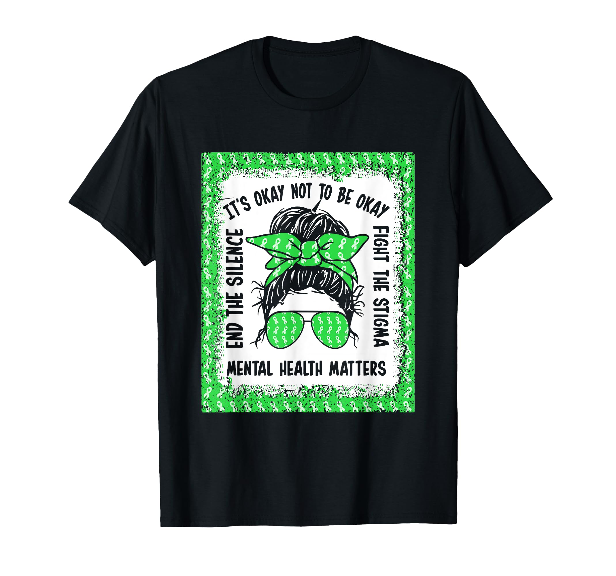 Its Okay Not To Be Okay Mental Health T-Shirt - Graphic Print Unisex - T-Shirt, Sweatshirt, Hoodie