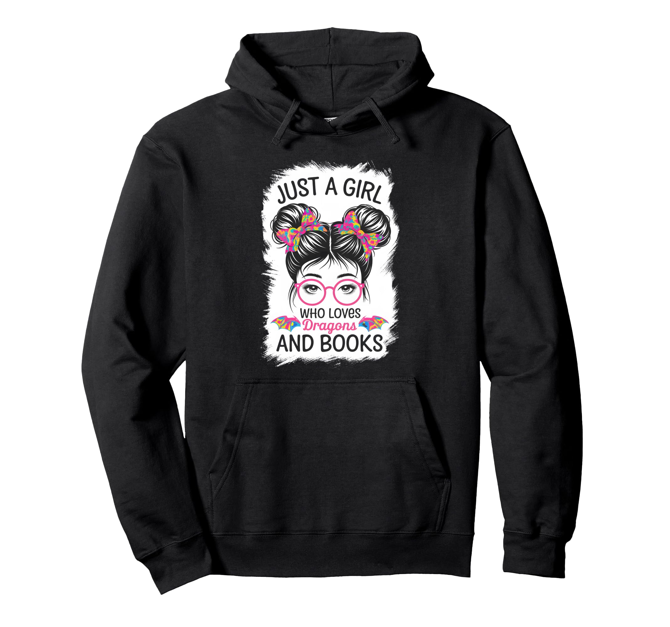 Just Who Loves Dragons And Books Hoodie - Unique Graphic Unisex - T-Shirt, Sweatshirt, Hoodie
