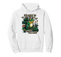 Its Okay To Just Sit Lily Pad Frog Hoodie - Casual Everyday Wear Men Women - T-Shirt, Sweatshirt, Hoodie