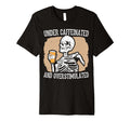 Under Caffeinated And Overstimulated T-Shirt - Graphic Print Unisex - T-Shirt, Sweatshirt, Hoodie