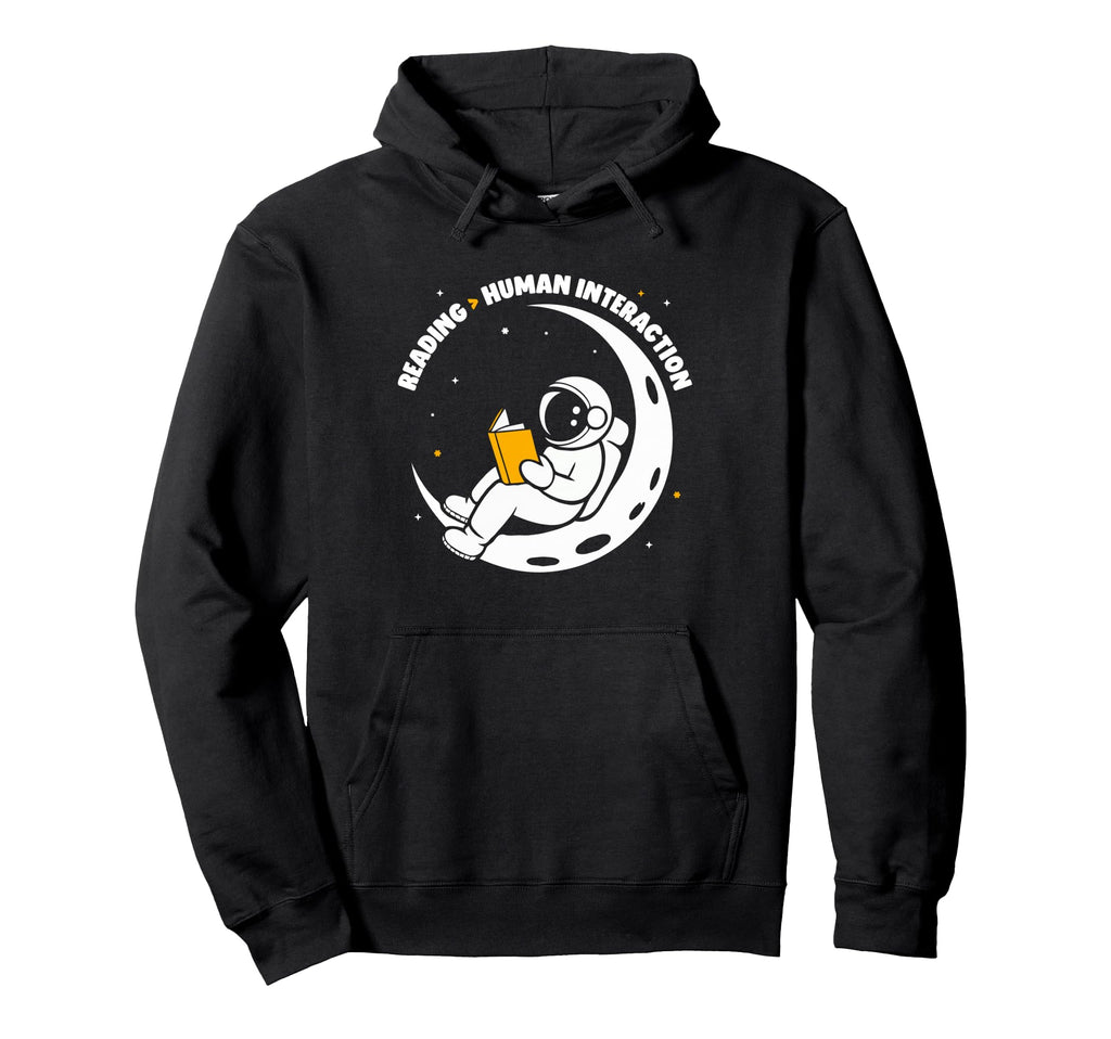 Reading Human Interaction Hoodie - Casual Everyday Wear Men Women - T-Shirt, Sweatshirt, Hoodie