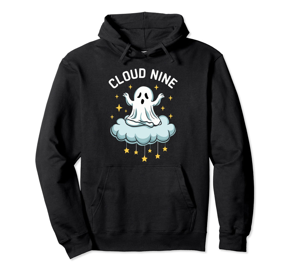 Ghost Monster Meditation Mindfulness Hoodie - Unique Graphic Unisex - T-Shirt, Sweatshirt, Hoodie