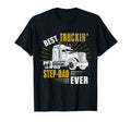 Mens Best Truckin Step Dad Ever Trucker T-Shirt - Graphic Print for Adults - T-Shirt, Sweatshirt, Hoodie