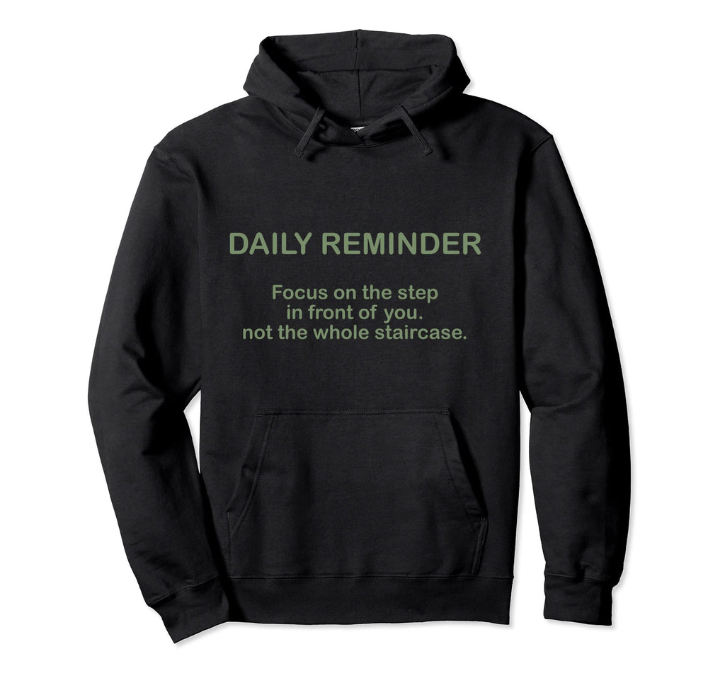 Daily Reminder Affirmation Humanity Hoodie - Minimalist Print for Adults - T-Shirt, Sweatshirt, Hoodie