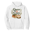 Queer Cozy Lgbt Pride Book Lover Hoodie - Aesthetic Graphic for Adults - T-Shirt, Sweatshirt, Hoodie