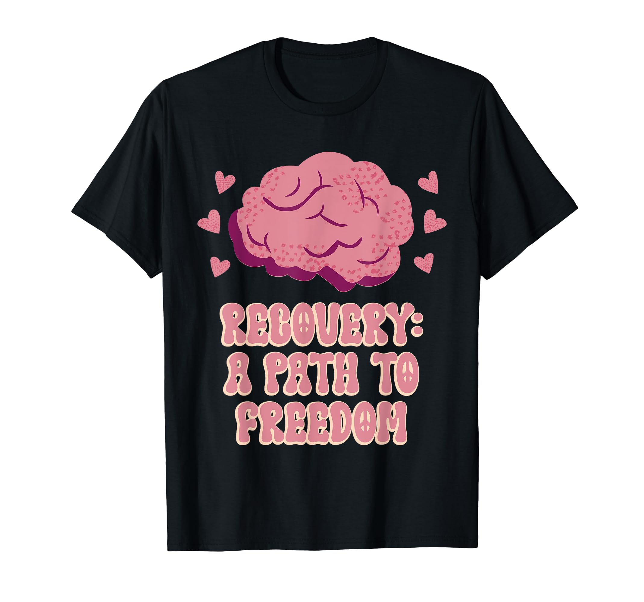 Recovery Path To Freedom Mental Health T-Shirt - Trendy Graphic Men Women - T-Shirt, Sweatshirt, Hoodie