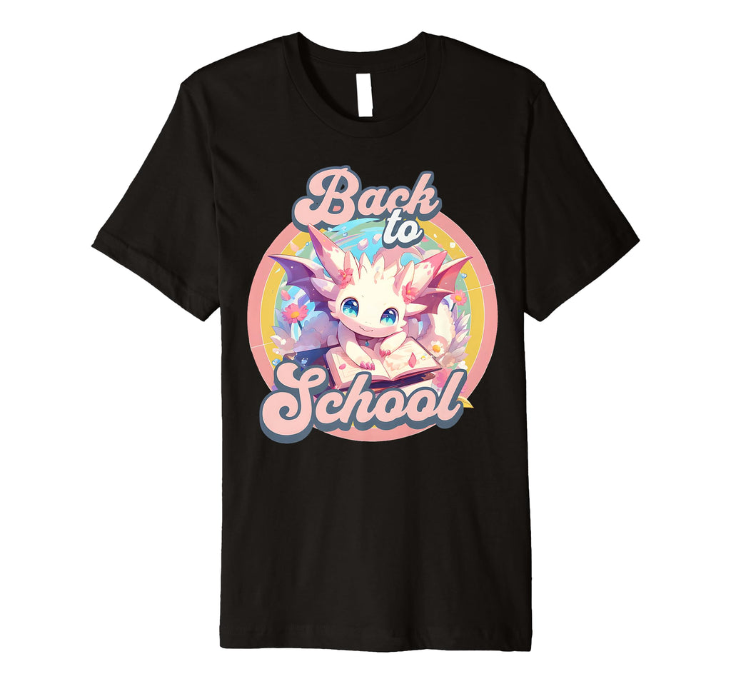 Back To School Dragon Anime T-Shirt - Casual Everyday Wear Men Women - T-Shirt, Sweatshirt, Hoodie