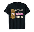 My Dog Is Therapy Dog Assisted Pet T-Shirt - Unique Graphic for Adults - T-Shirt, Sweatshirt, Hoodie