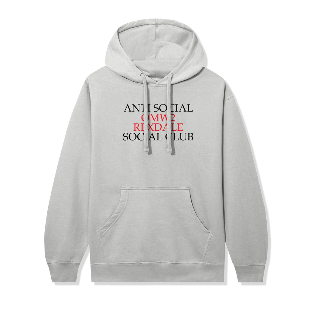 Anti Social Social Club Mens Rexdale Hoodie - Fun Novelty Design Men Women - T-Shirt, Sweatshirt, Hoodie