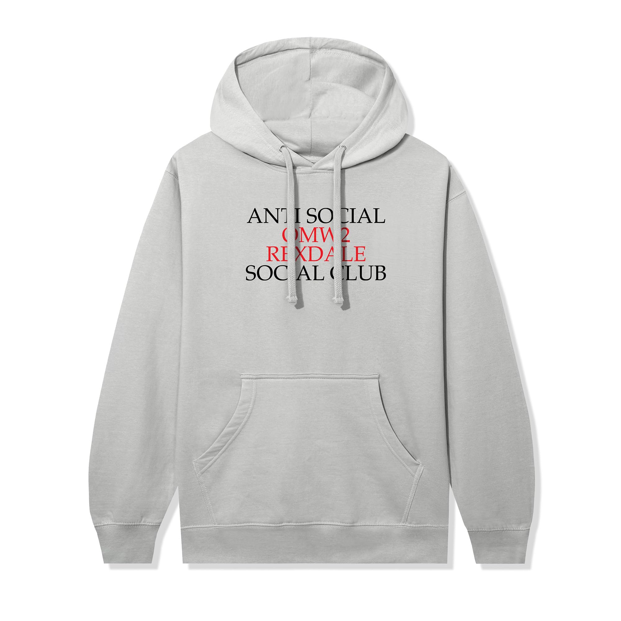 Anti Social Social Club Mens Rexdale Hoodie - Fun Novelty Design Men Women - T-Shirt, Sweatshirt, Hoodie