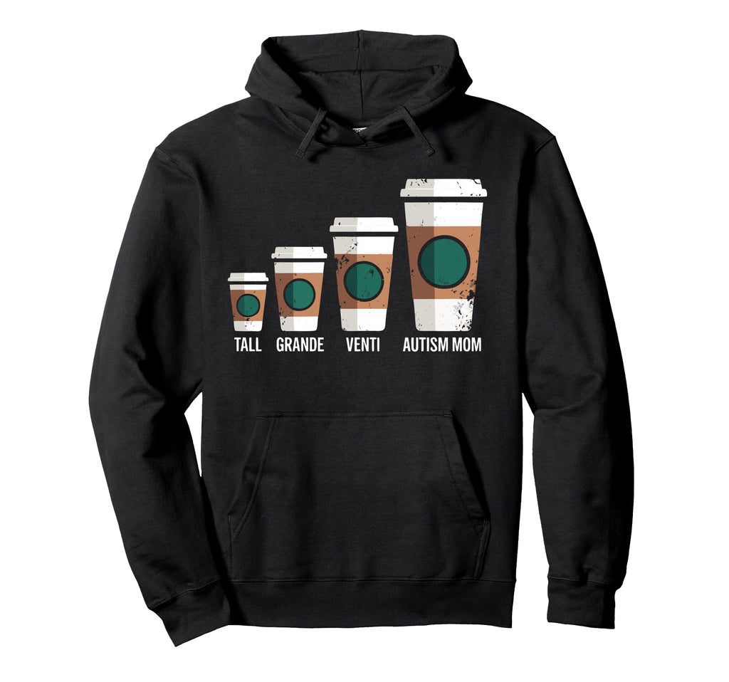 Funny Autism Mom Autism Family Autism Hoodie - Minimalist Print for Adults - T-Shirt, Sweatshirt, Hoodie