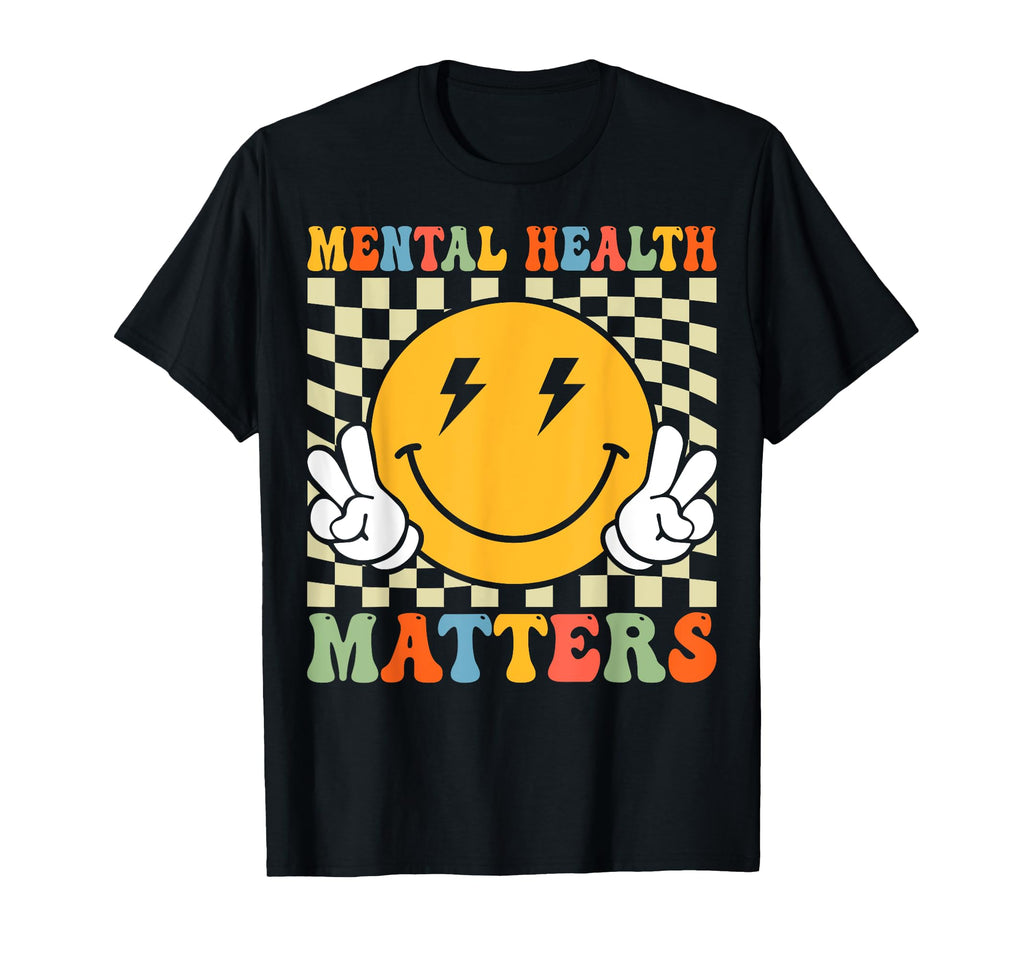 Mental Health Matters Human Brain T-Shirt - Novelty Apparel for Adults - T-Shirt, Sweatshirt, Hoodie