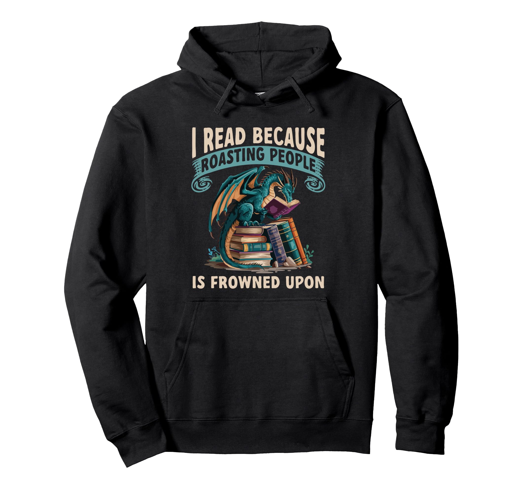 Reading Dragon Shirts Magical Book T-Shirt - Novelty Apparel Men Women - T-Shirt, Sweatshirt, Hoodie