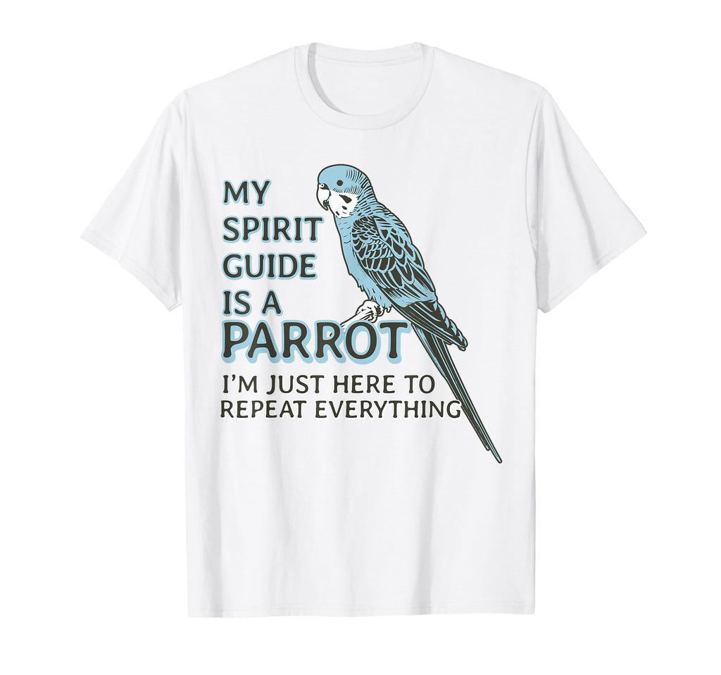 Blue Parakeet Spirit Guide Funny T-Shirt - Casual Everyday Wear Men Women - T-Shirt, Sweatshirt, Hoodie