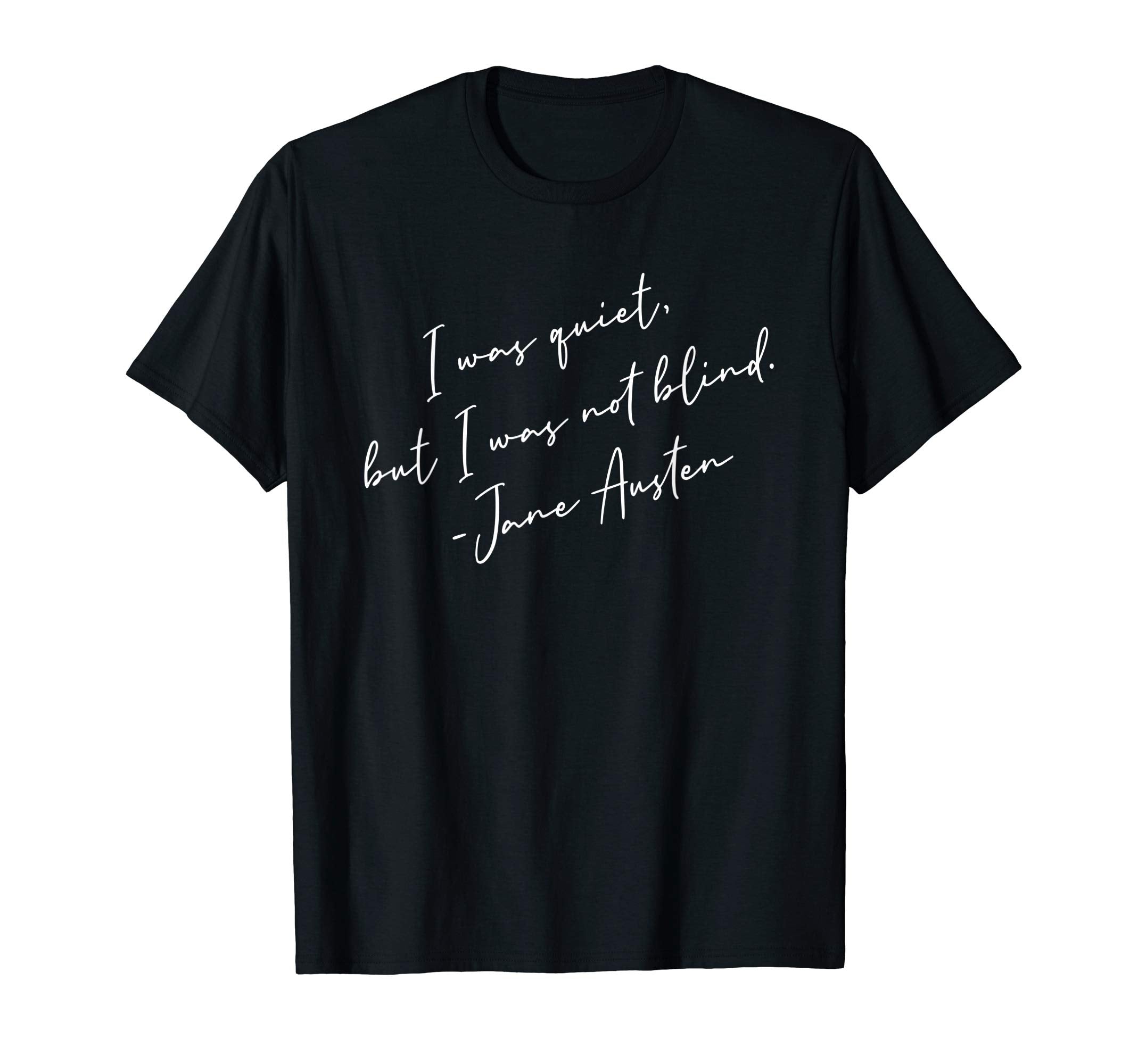 Jane Austen Gift Book Lover Gift T-Shirt - Minimalist Print for Adults - T-Shirt, Sweatshirt, Hoodie