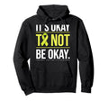 Its Okay To Not Be Okay Ribbon Hoodie - Unique Graphic for Adults - T-Shirt, Sweatshirt, Hoodie
