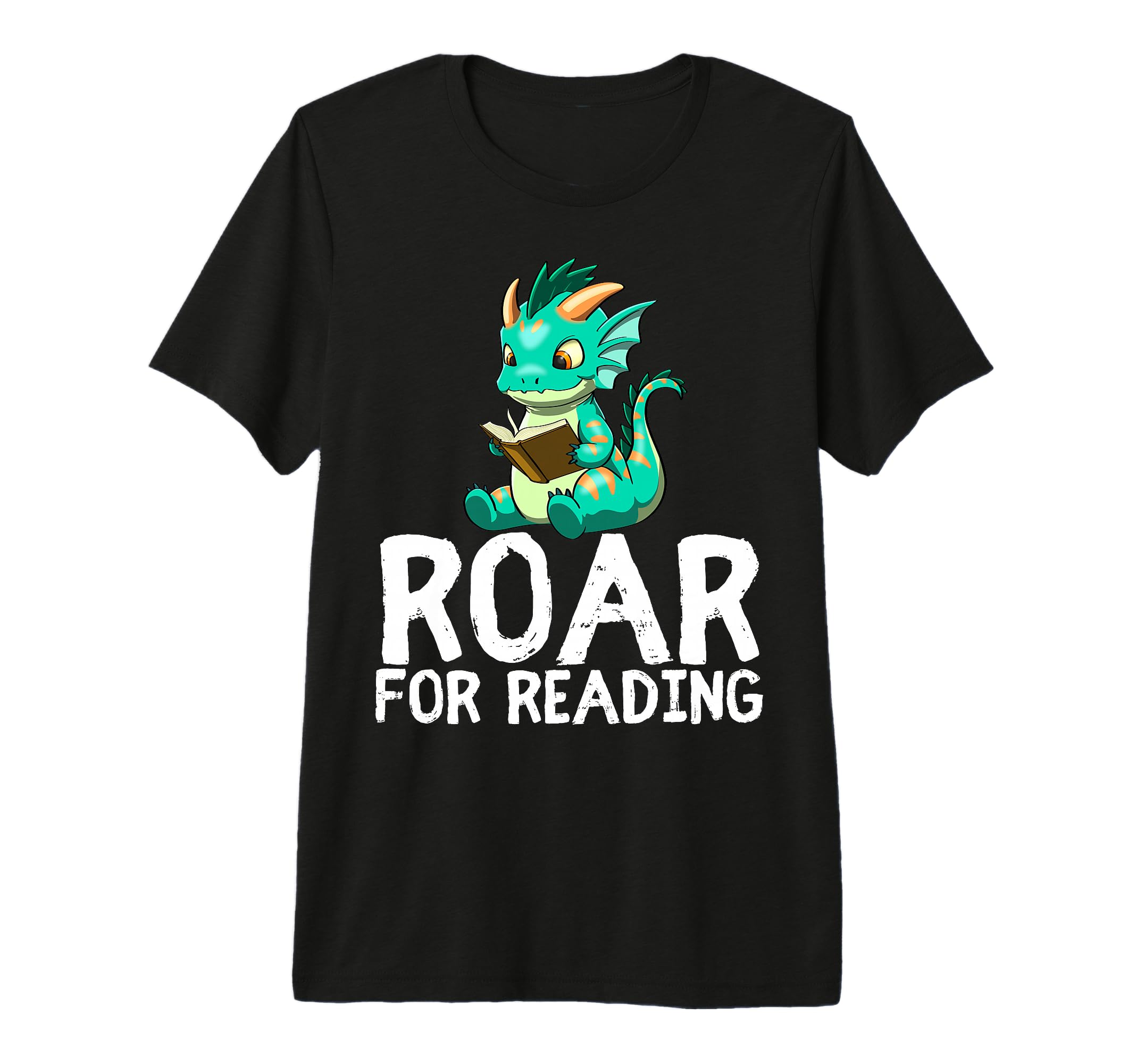 Dragon Reading Book Worm Nerd School T-Shirt - Graphic Print Men Women - T-Shirt, Sweatshirt, Hoodie