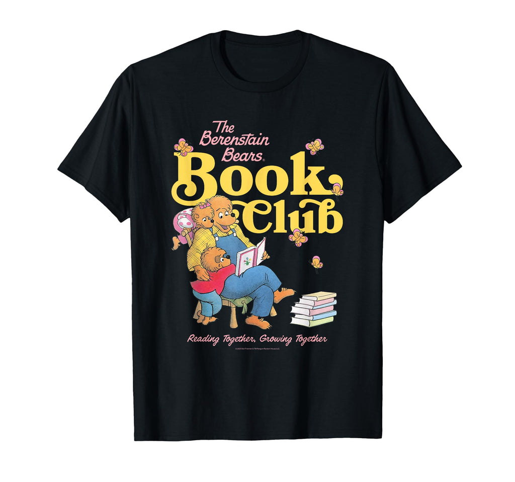 Berenstain Bears Book Club Reading T-Shirt - Fun Novelty Design Unisex - T-Shirt, Sweatshirt, Hoodie