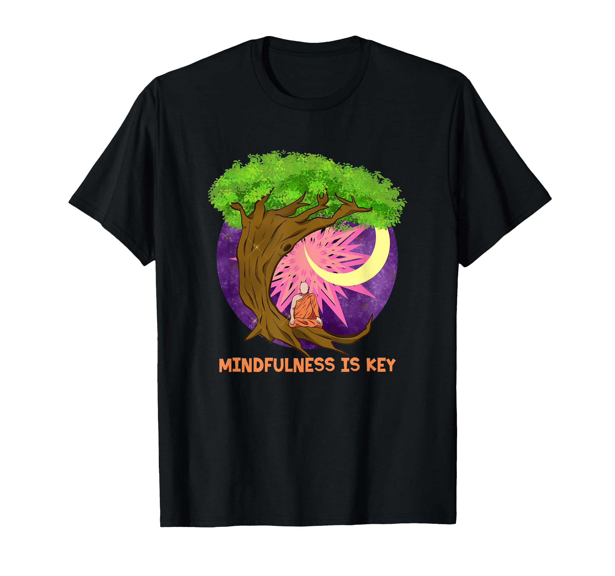 Buddhist Buddhism Zen Monk Meditation T-Shirt - Unique Graphic Unisex - T-Shirt, Sweatshirt, Hoodie